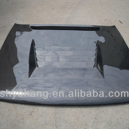 A31 DMAX New Front Hood Carbon Fiber 3K Twill Weave Black
