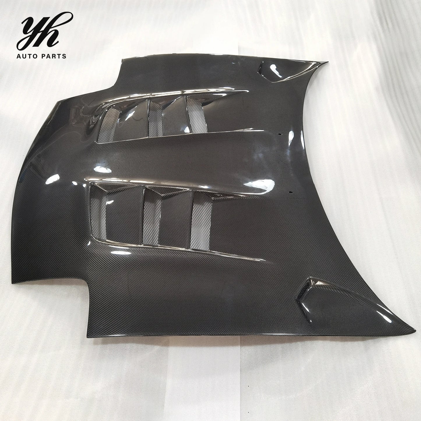 New Carbon Fiber RE Style Hood for RX7 FD3S (1993-1994) with High Gloss Finish and 3K Twill Weave