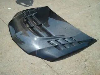 CF Carbon Fiber Hood Bonnet for 2003-2007 Evolution Evo 8 9 VTX  Cyber Style