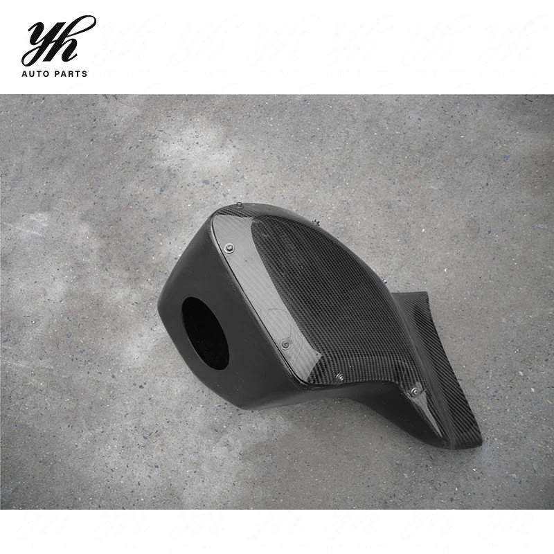 Carbon Fiber for Lancer Evolution X EVO 10 H KANSAI Style Black Air Box Intake