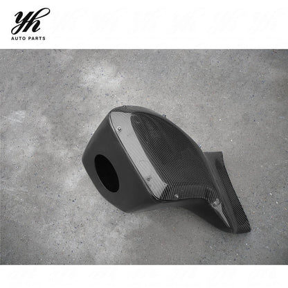 Carbon Fiber for Lancer Evolution X EVO 10 H KANSAI Style Black Air Box Intake