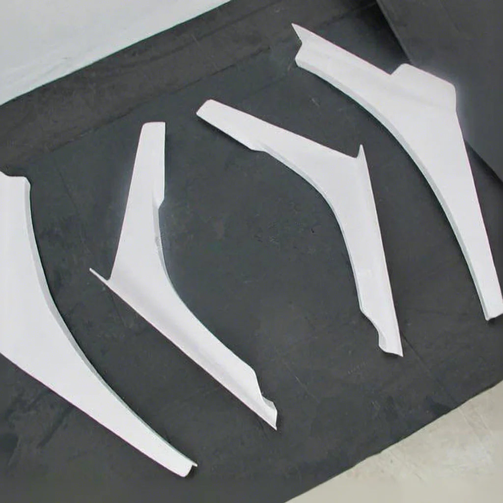 4pcs FRP Track Canards for Lancer Evolution 7-9 EVO Custom Performance Enhancement Model