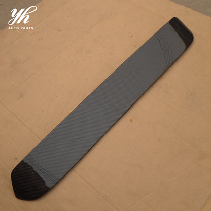 JDM Car Modification for S13 Silvia Dmax Style Single Roof Spoiler Real Carbon Fiber Black 3k Twill Weave High Gloss Finish