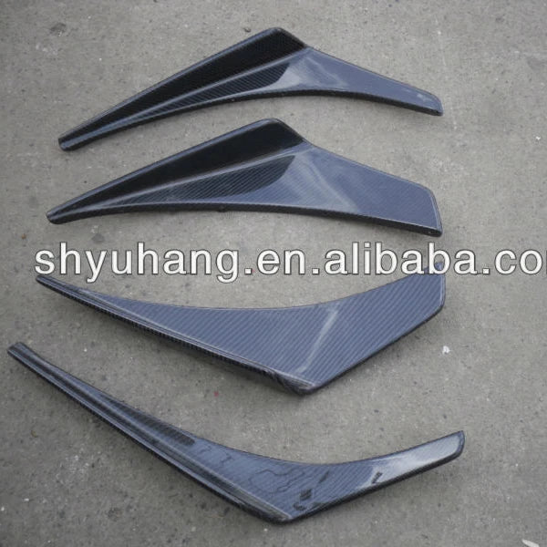 For EVOLUTION 7 8 9  Carbon Fiber Front Bumper Canard 4 Pcs