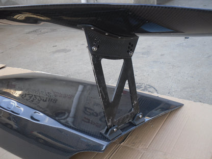 Rear Wing Spoiler GT Wing 2000-2008 S2000 AP1 AP2 VTX Type 5 Style Carbon Fiber 1600 mm Single Deck High Gloss