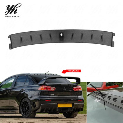 FOR Evolution EVO 7 8 9 Carbon Fiber Vortex Generator Roof Spoiler CF