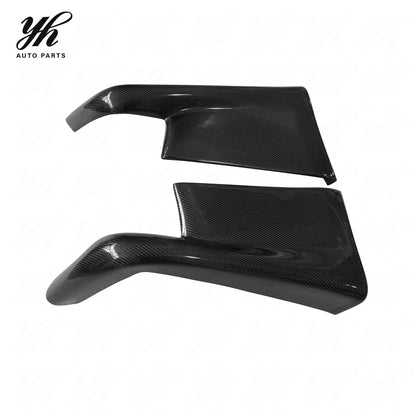 Yuhang New for 1989-1994 Skyline R32 GTS TS Style Rear Bumper Spats Carbon Fiber