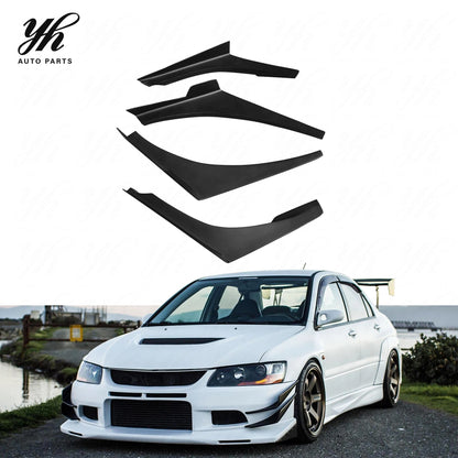 4pcs FRP Track Canards for Lancer Evolution 7-9 EVO Custom Performance Enhancement Model