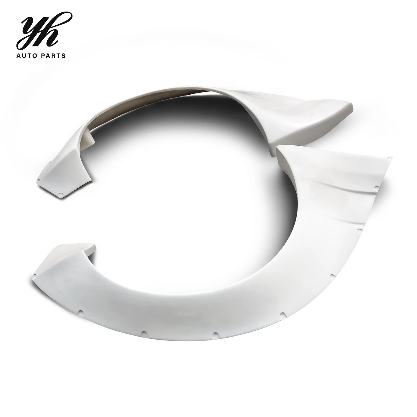 For for 1999-2002 S15 Silvia Rocket Bunny Black High Polished Glass Fiber Rear Fender FRP Yuhang