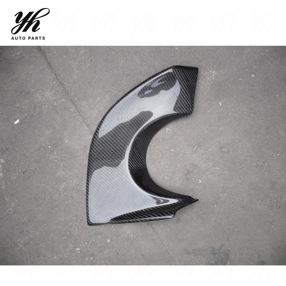 FOR Lancer Evolution 9 JM High Quality New Carbon Fiber Exhaust Heat Shield Black Easy Installation (Fits OEM Rear Bumper)