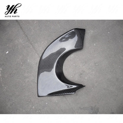 FOR Lancer Evolution 9 JM High Quality New Carbon Fiber Exhaust Heat Shield Black Easy Installation (Fits OEM Rear Bumper)