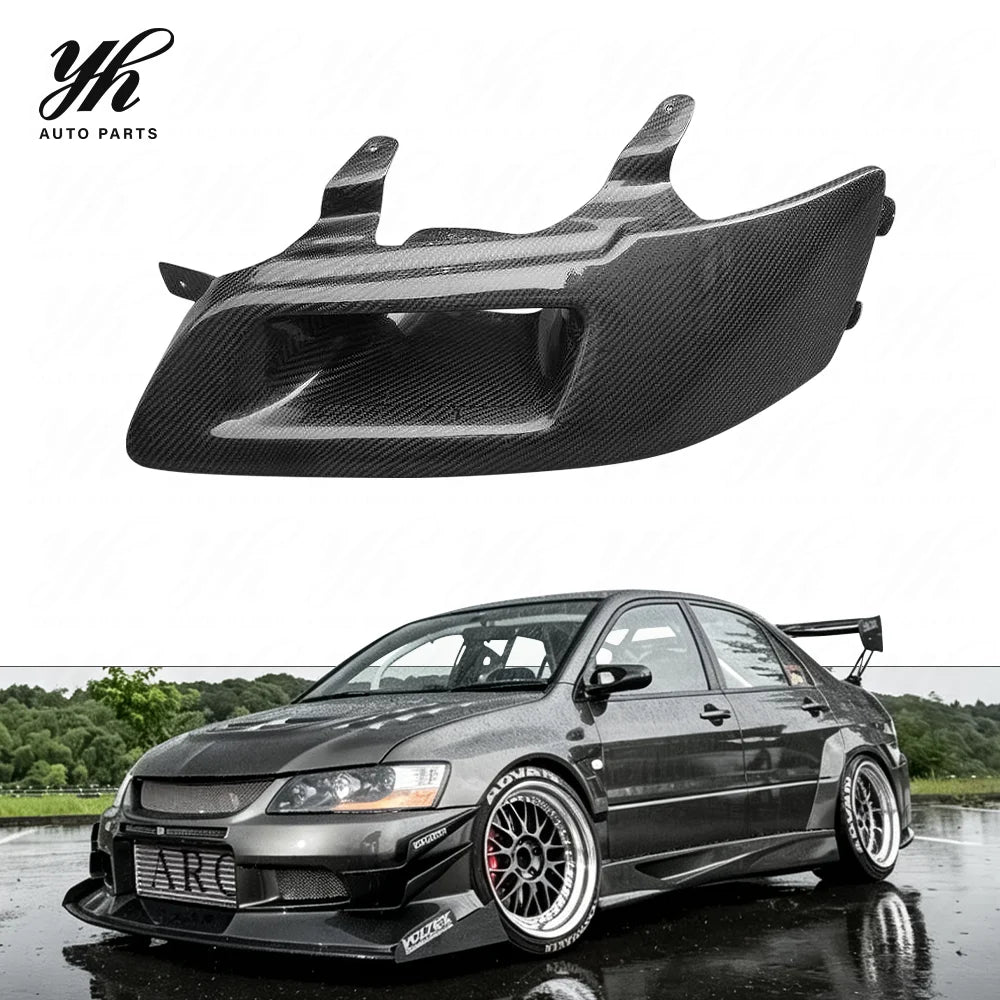 For Mitsubishi EVO 7 8 9 Step Bar Air Intake Replacement LHS Carbon Fiber Black