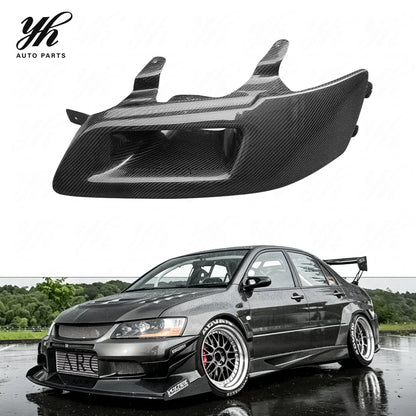 For Mitsubishi EVO 7 8 9 Step Bar Air Intake Replacement LHS Carbon Fiber Black
