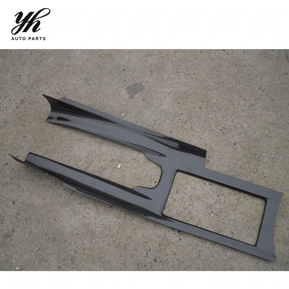 CF LHD or RHD Center Gear Console Surround for Carbon 2008-2014 Skyline R35 GTR VR38 Interior Trim Black YH
