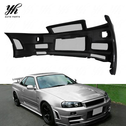 Carbon Fiber Front Bumper for CF 1999-2002 Skyline R34 GTR NI  Z-Tune Style