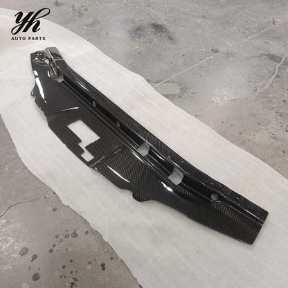 Yuhang for 1995-1998 Skyline R33 GTS Garage Defend Style Black Carbon Fiber Cooling Panel