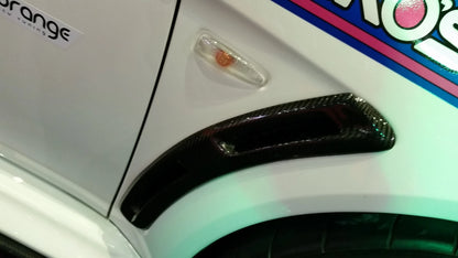Carbon Fiber Evolution 10 EVO X  FENDER VENTS (Pair) 2 Pcs CF