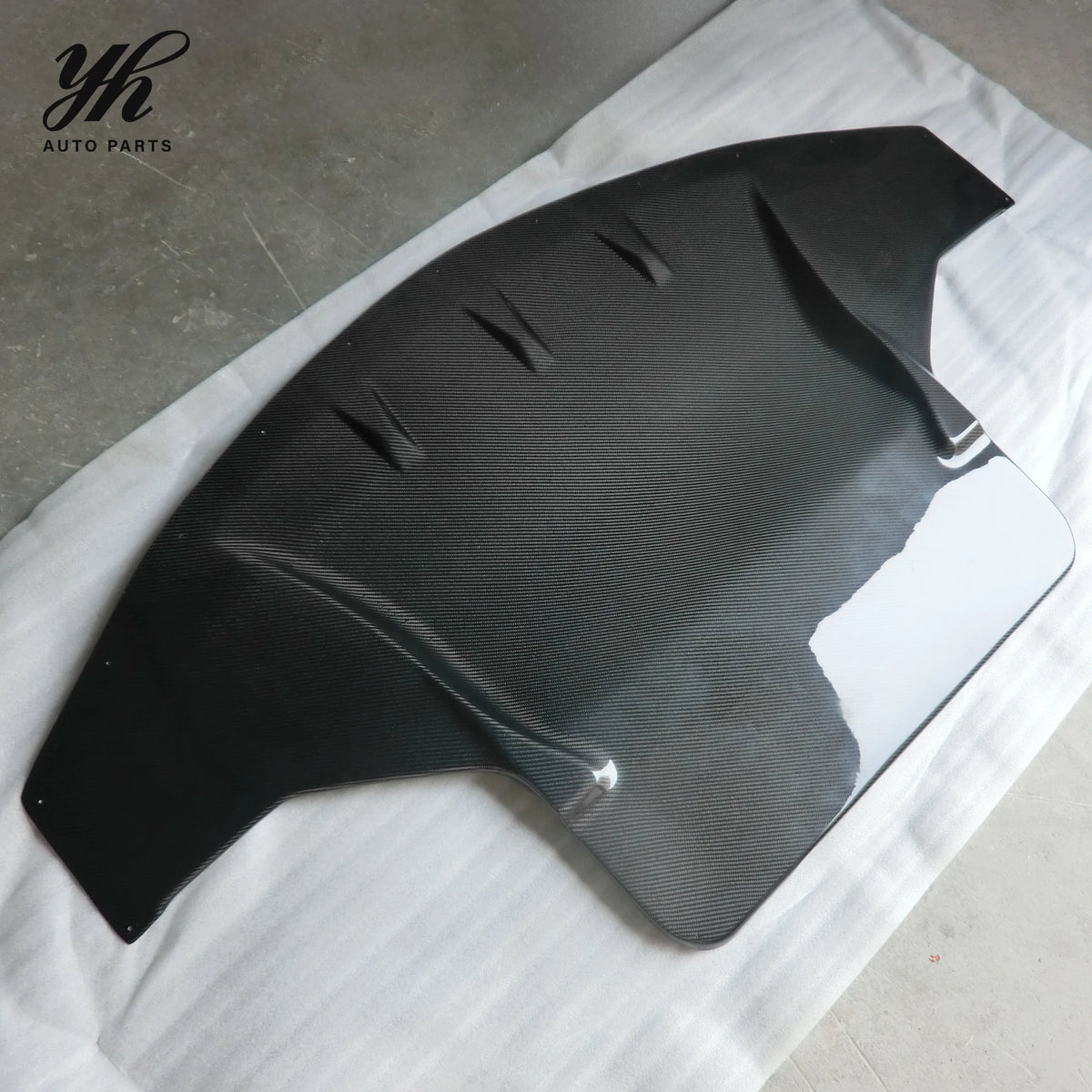 Yuhang High Quality Black for 1992-1997 RX7 FD3S RE-GT Front Diffuser Carbon Fiber Easy Installation Made in China Fast