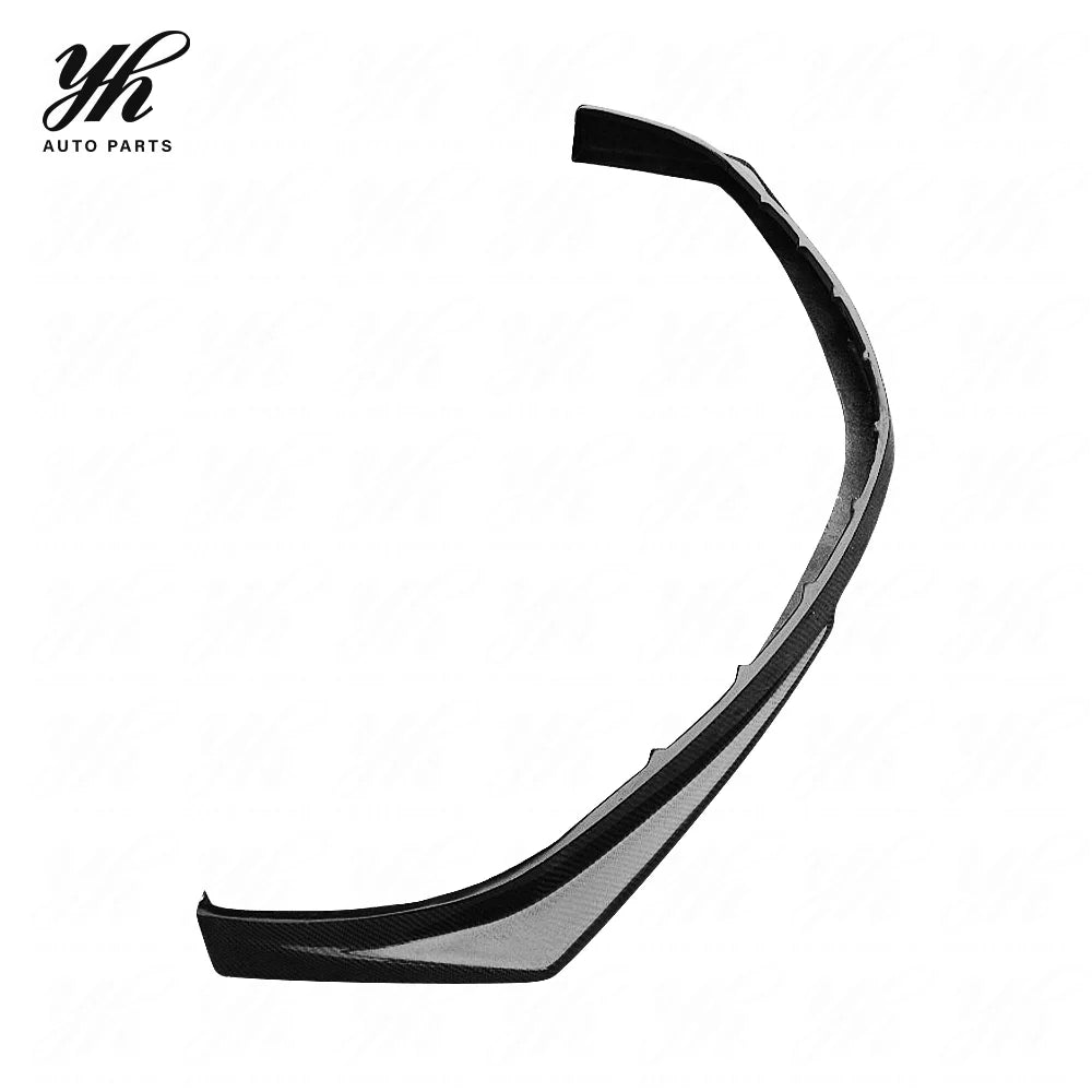 Black Carbon Fiber Front Lip Splitter Valance CF with High Gloss Finish for YH 03-05 Lancer Evolution EVO 8 Ralliart