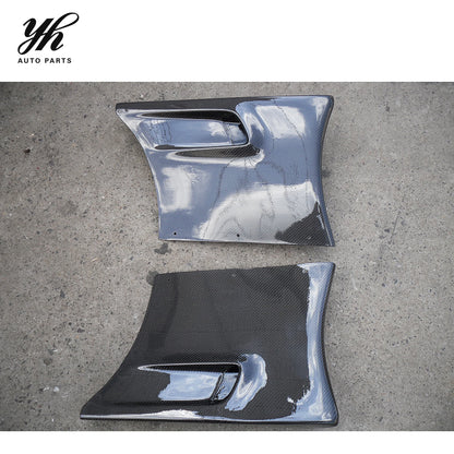 For 1992-1997 RX7 FD3S RE-GT Front Wing Addon (pair) Carbon Fiber