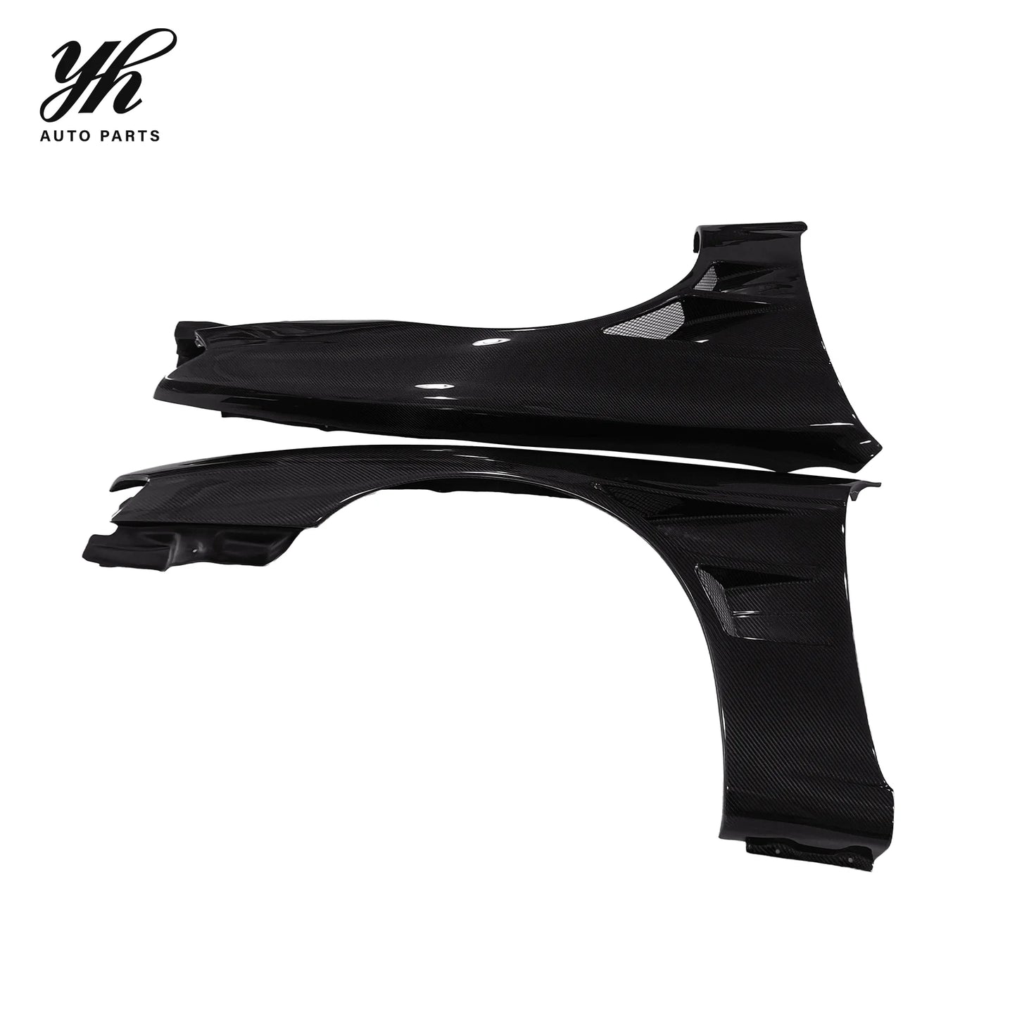 CF (Late Model) BN Style +30mm Front Fender Fit for Carbon Fiber 1997-1998 S14 Kouki S14A YH Brand Black High Quality Easy