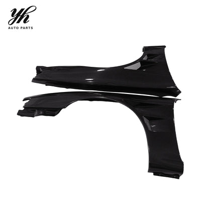 CF (Late Model) BN Style +30mm Front Fender Fit for Carbon Fiber 1997-1998 S14 Kouki S14A YH Brand Black High Quality Easy