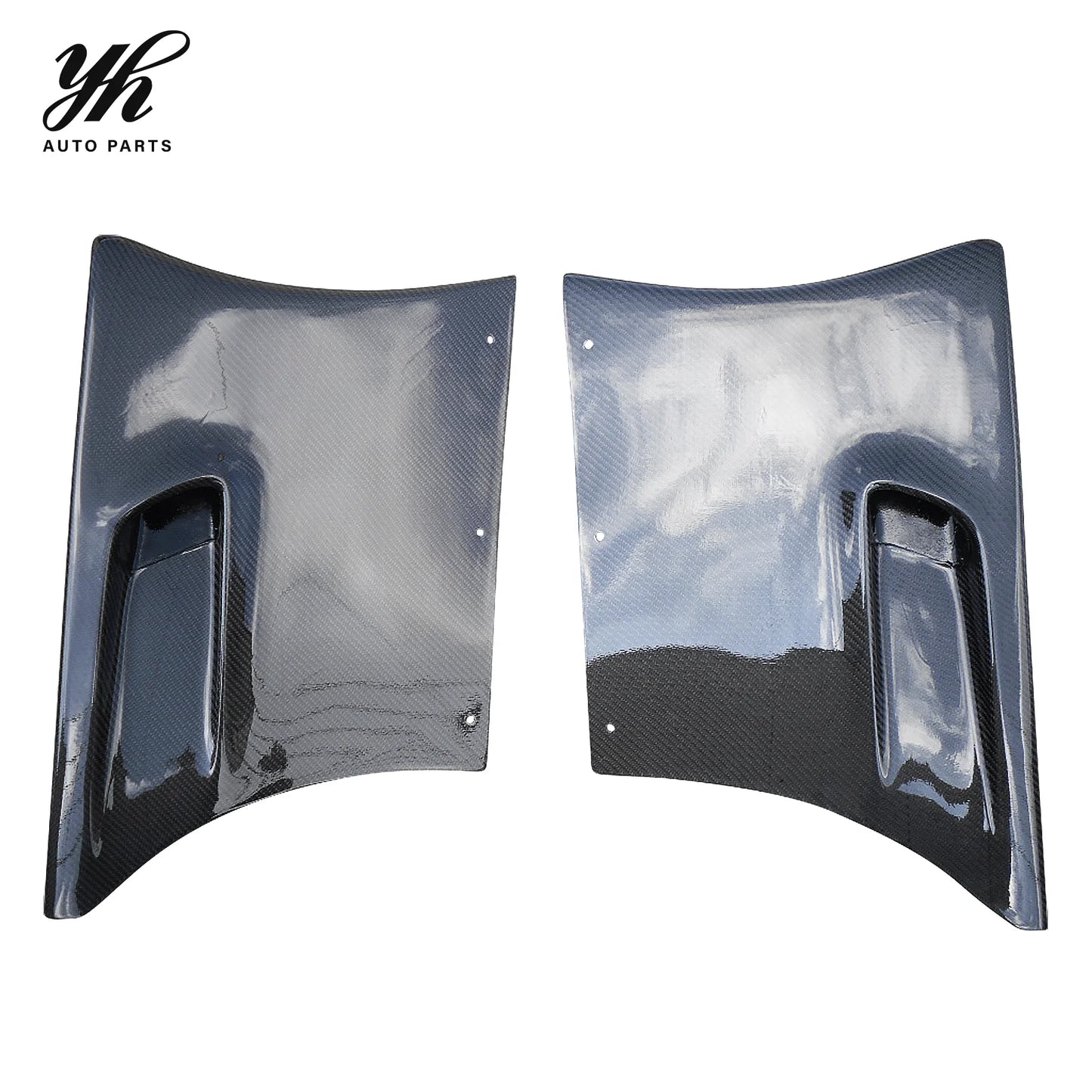 For 1992-1997 RX7 FD3S RE-GT Front Wing Addon (pair) Carbon Fiber