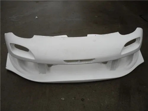 New Yuhang Black RX7 FD3S Mazdaspeed Glass Fiber Front Bumper FRP for 2000-2002 Retrofit/Upgrade