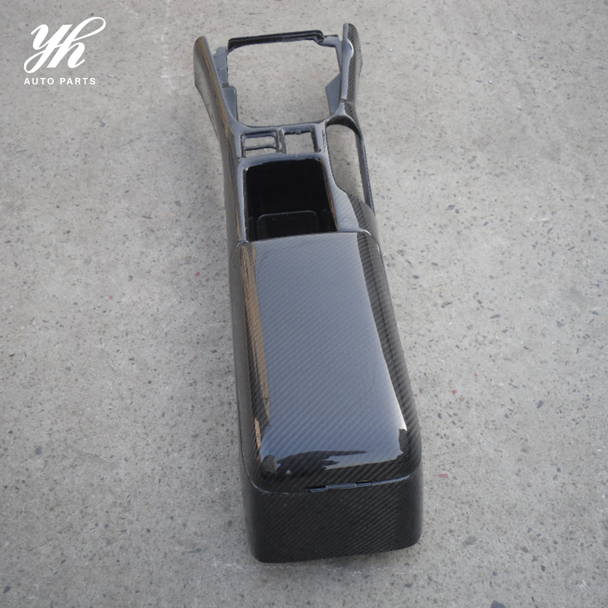 High Quality High Gloss Carbon Fiber RHD Centre Console Replacement WITH/ Armrest Cover for S14/S14A