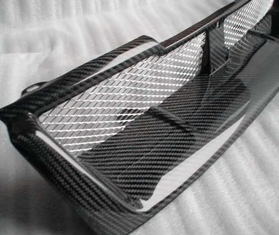 YH Auto Spare Part Carbon Fiber OEM Style Front Bumper Grille Black for 1995-1998 Skyline R33 GTR (Easy Installation
