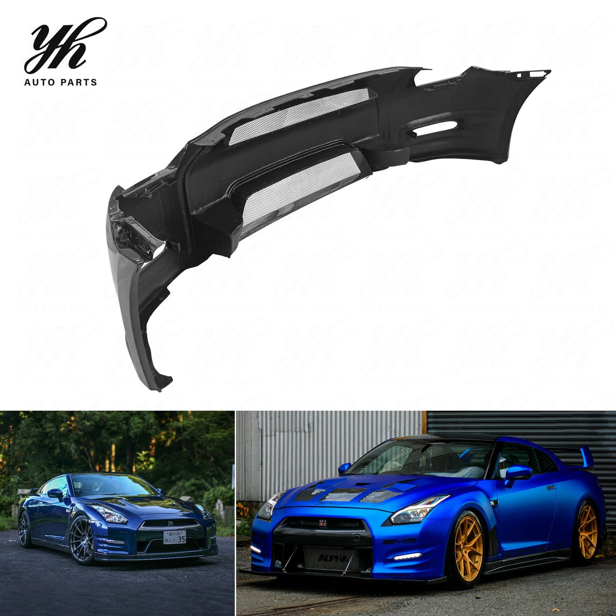 Factory Direct Sales 2008-2013 R35 GTR DBA-OEM-Style Front Bumper Carbon Fiber