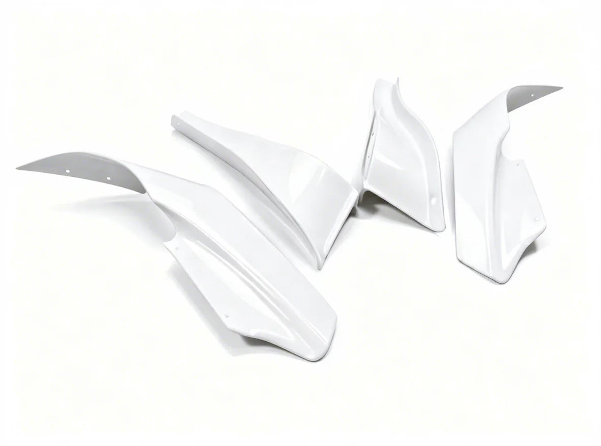 Bodykit Carbon Fiber CF Front Bumper Canard Splitter Valance 4pcs for Skyline R33 GTR Border