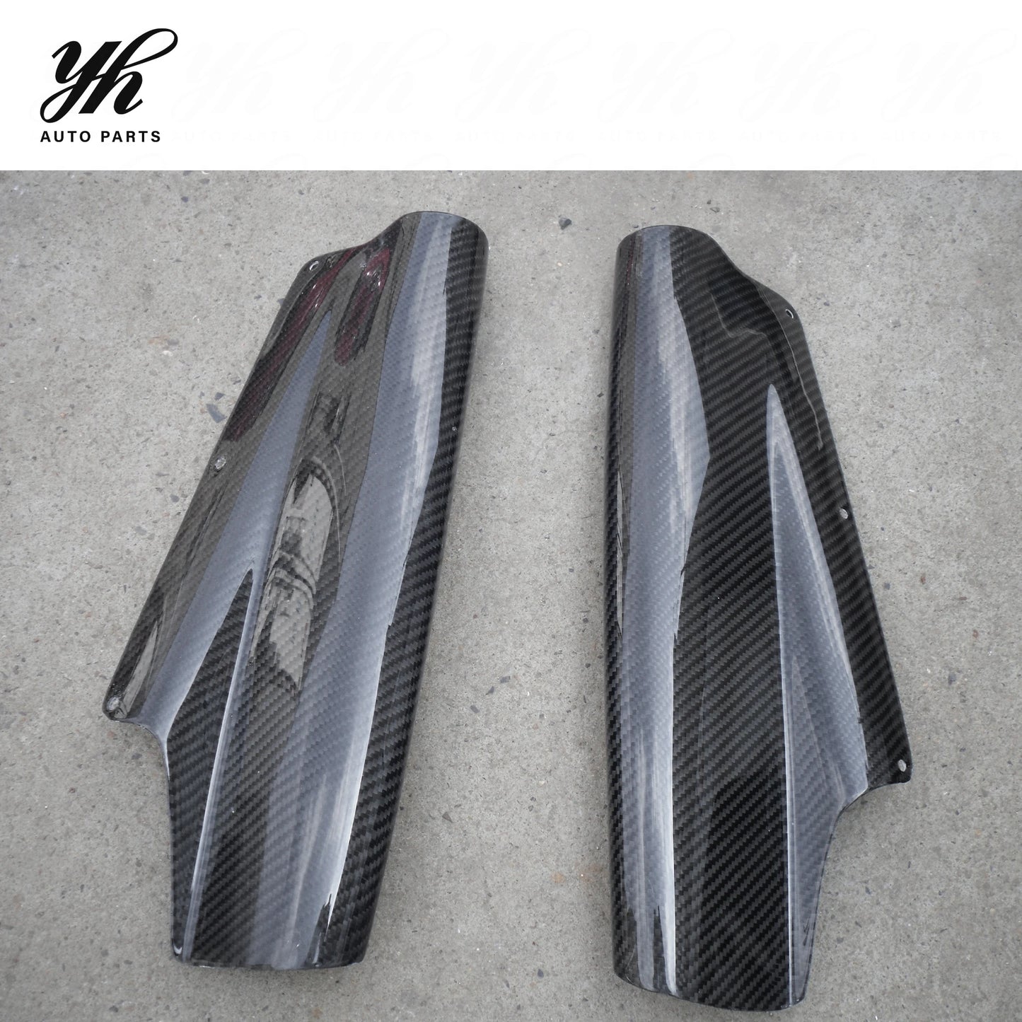 For Skyline R32 Top-Secret Vortex Rear Diffuser Addon Carbon Fiber (2pcs)