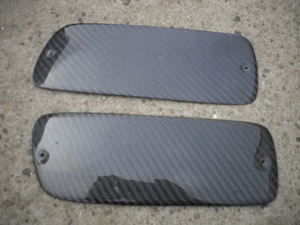 For  MK4 JZ80 TRD Style Rear Trunk Spoiler End  (pair) CF Carbon Fiber