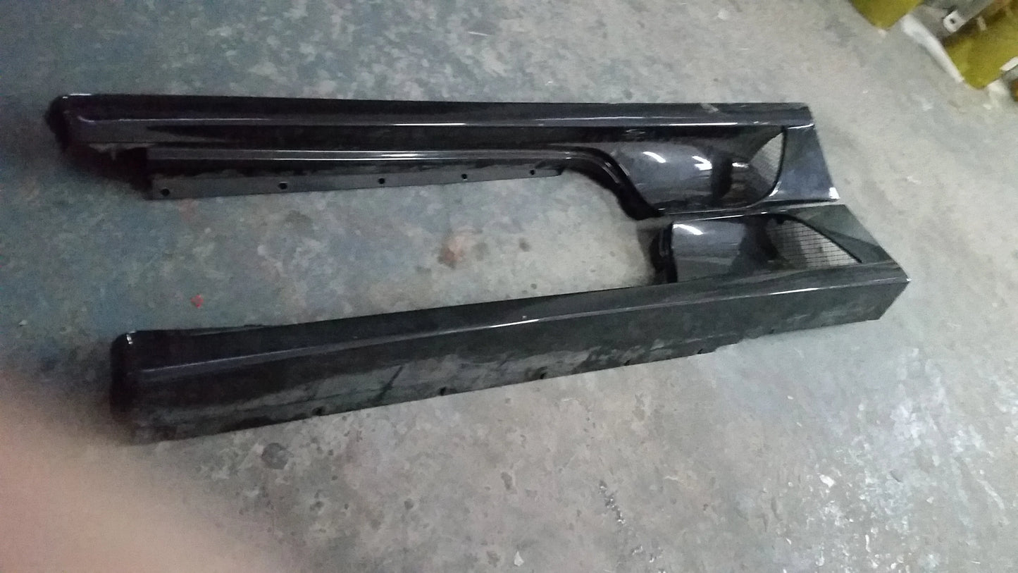 As Style Full Carbon Body Kits Side Skirts for 2004-2009 F430