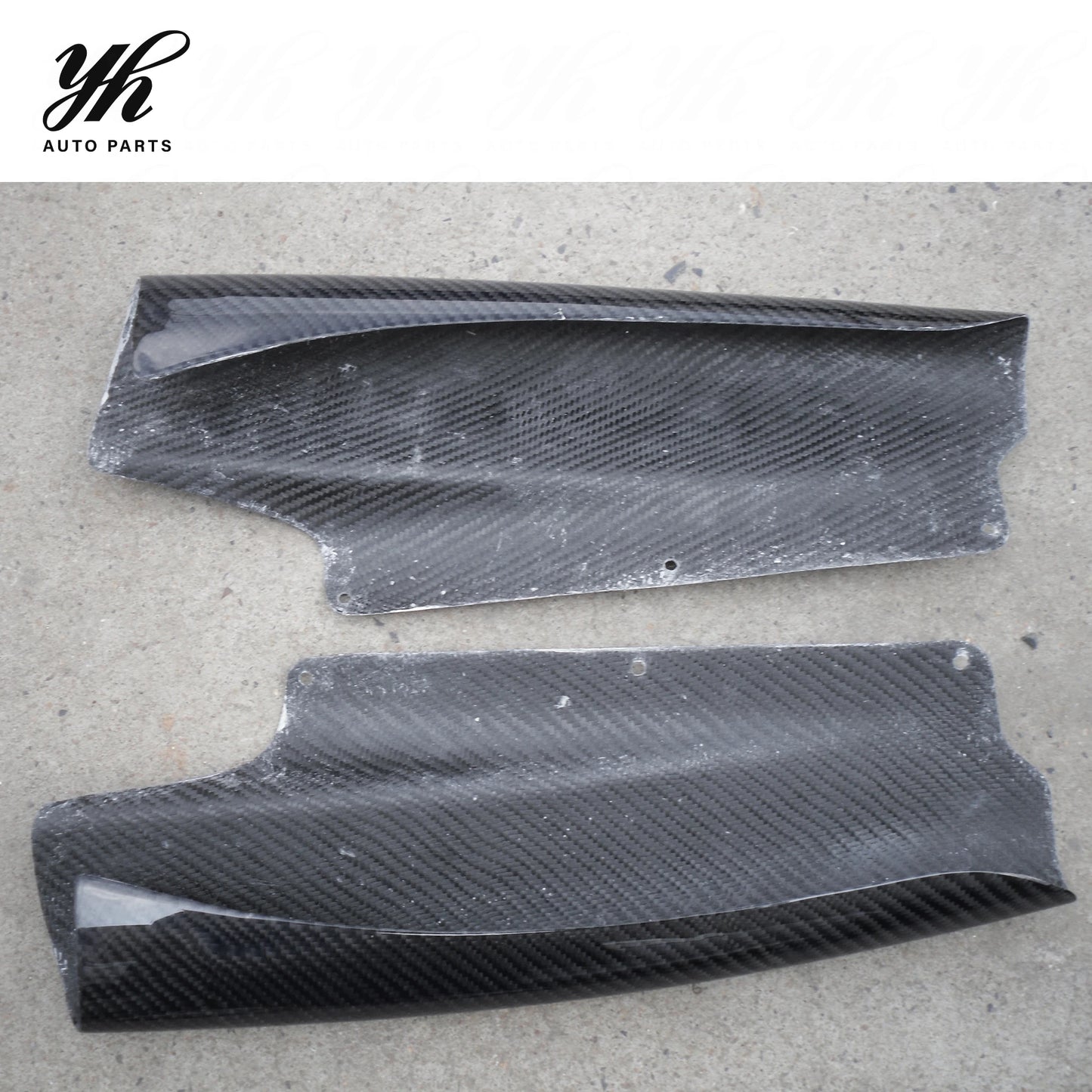 For Skyline R32 Top-Secret Vortex Rear Diffuser Addon Carbon Fiber (2pcs)