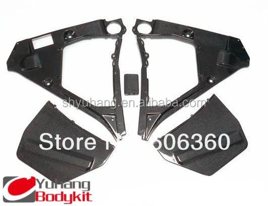 OEM Style Carbon Fiber Engine Compartment Cover 5Pcs Set for Nissan GT-R GTR R35 VR38DETT Engine Bay Tuning Parts