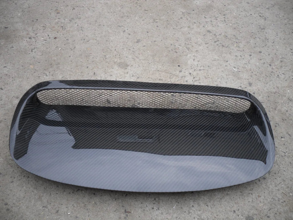 New Carbon Fiber High Gloss 3K Twill Weave YH IMPREZA 10 WRX 10 STI HOOD SCOOP AIR VENT Engine Hood