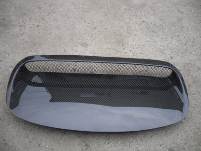 New Carbon Fiber High Gloss 3K Twill Weave YH IMPREZA 10 WRX 10 STI HOOD SCOOP AIR VENT Engine Hood