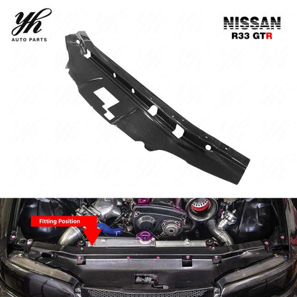 Original Factory Upgrade GARAGE DEFEND COOLING PANEL Glass Fiber  FRP for Skyline R33 GTS