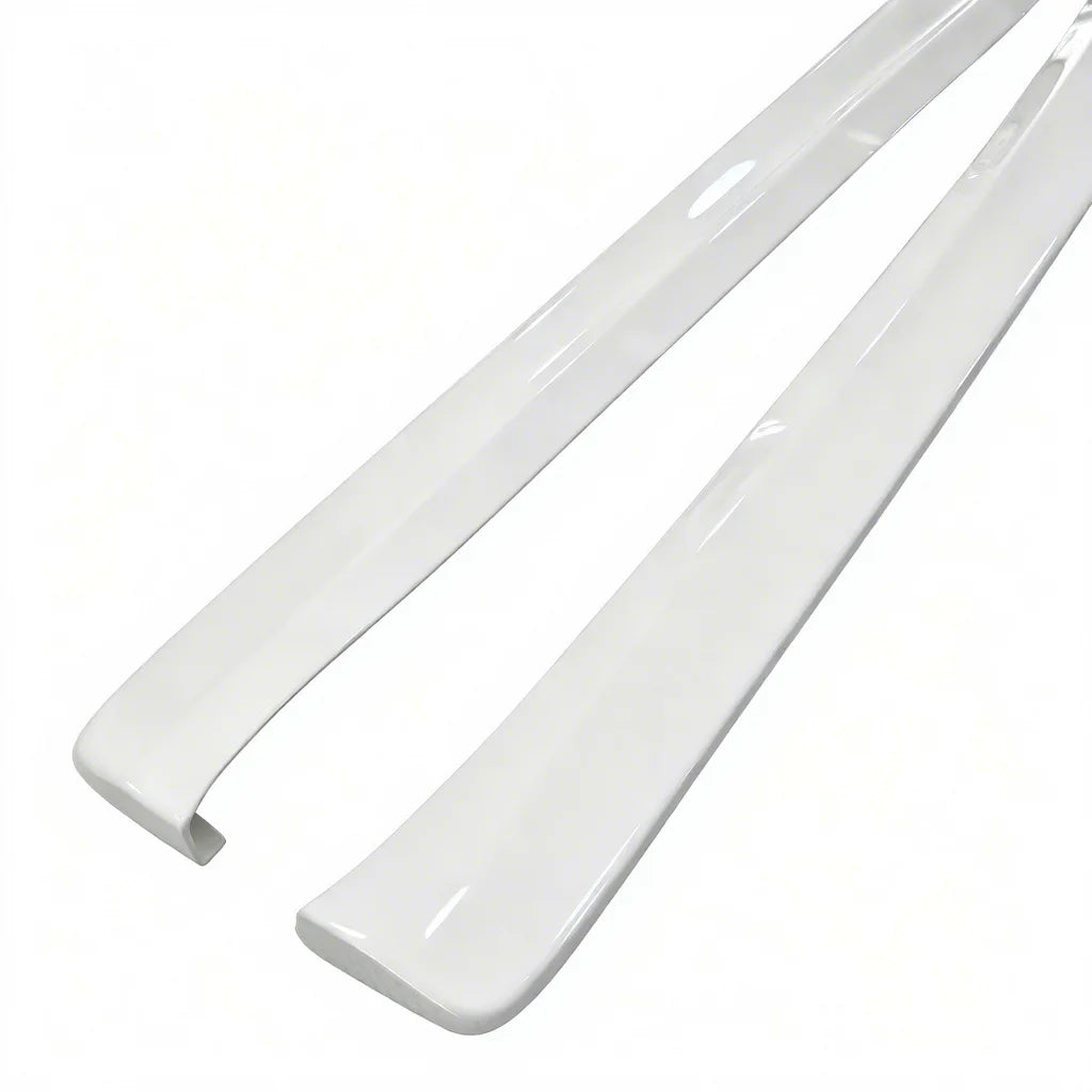 FRP Glass Fiber & Carbon Fiber Black Left for RX7 Fd3s Side Skirt Extension (Pair) 1992-1997