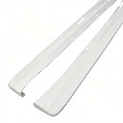 FRP Glass Fiber & Carbon Fiber Black Left for RX7 Fd3s Side Skirt Extension (Pair) 1992-1997