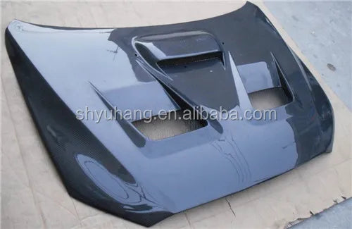 YH Carbon Fiber Evolution 10 EVO X As Style Hood New High Polished Black 100% Fitment