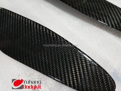 For R33 GTR Rear Spoiler End  Carbon Fiber Without Letters CF