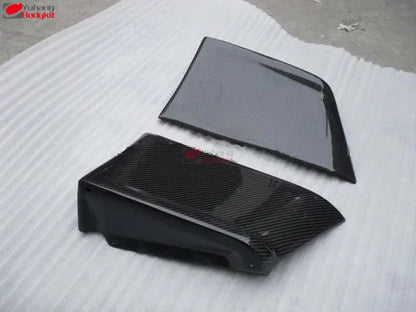 Yuhang Evolution EVO X Style Rear Bumper Apron Corner Extension Spat Carbon Fiber Black Glossy+Matte Finish