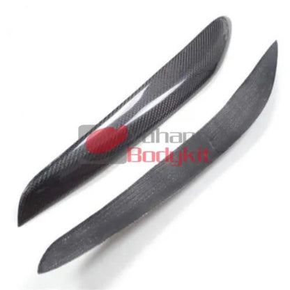 Black Skyline R34 Headlight Eye Lid Eyebrow (Glass Fiber & Carbon) for Nissan 100 NX 1993-1994