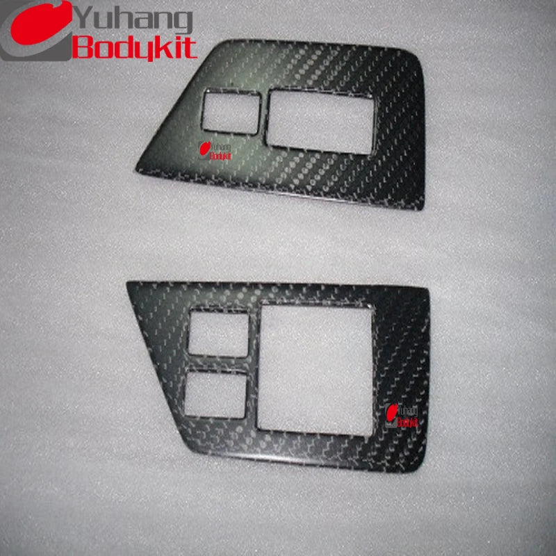 FOR R35 GTR Carbon Fiber Interiors Mirror Inner Panel Triangle