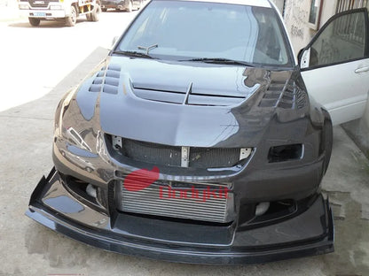 For 2003-2007 Evolution Evo 8 9 VTX Style Carbon Fiber Hood Bonnet