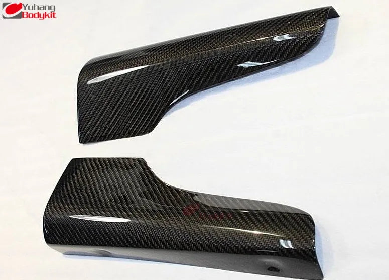 For 2001-2007 Lancer Evolution 7 8 9 EVO 7-9 Side Skirt Addon Spat 2 Pcs Carbon Fiber Black Yuhang