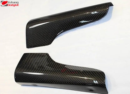 For 2001-2007 Lancer Evolution 7 8 9 EVO 7-9 Side Skirt Addon Spat 2 Pcs Carbon Fiber Black Yuhang